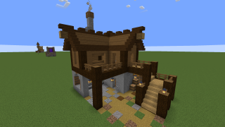 Minecraft Blacksmiths House Schematic (litematic)