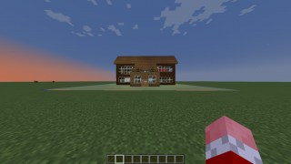 Minecraft 2story house image