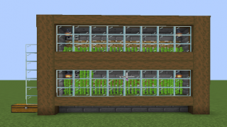 Minecraft Easy Sugarcane Farm Schematic (litematic)