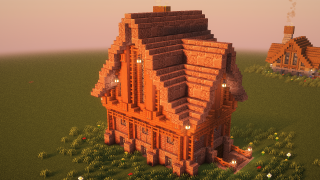 image of NotBlackhawk's 3 Story Medieval Survival Base by XBlackhawk7764 Minecraft litematic