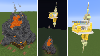 Minecraft Elven Themed Iron Farm Schematic (litematic)