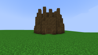 Minecraft Tree Trunk Schematic (litematic)