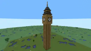 image of Big Ben by The Error Gamer Minecraft litematic
