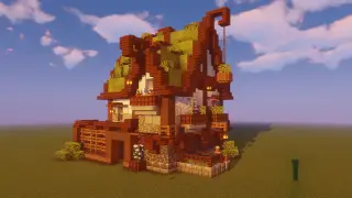 Minecraft Moss Cottage Schematic (litematic)