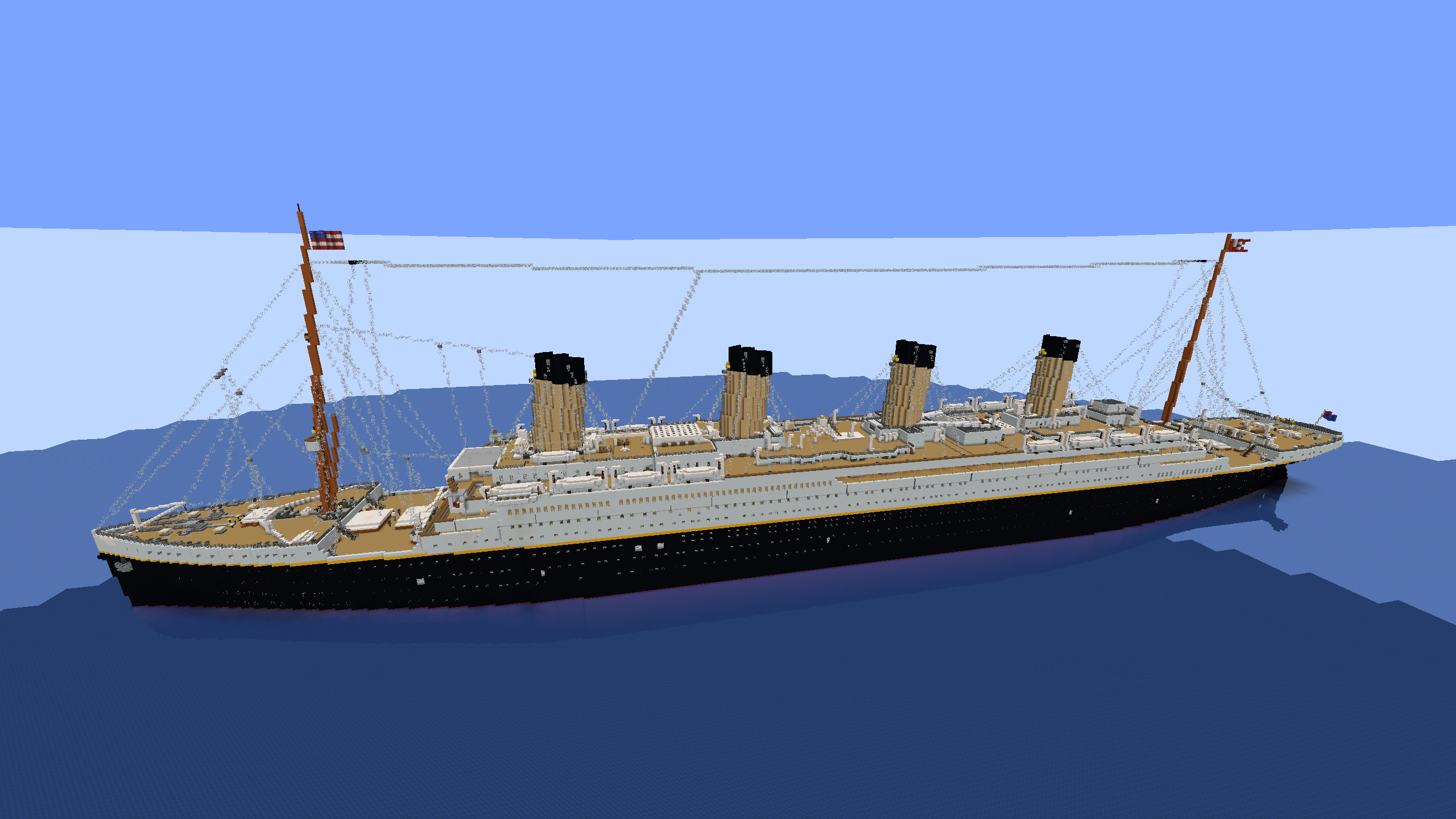 Minecract RMS Titanic schematic (litematic)