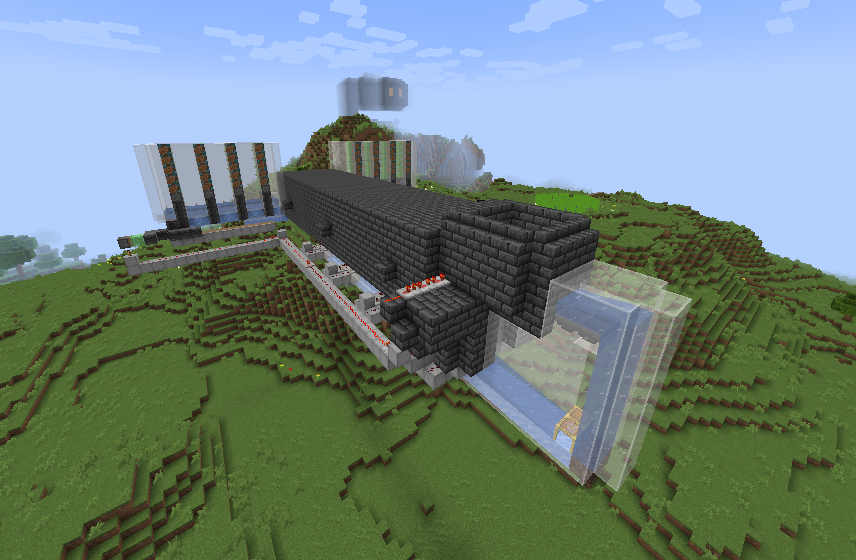 Minecract Sewer - 64 Furnace Smelter with Carpet Duper schematic (litematic)