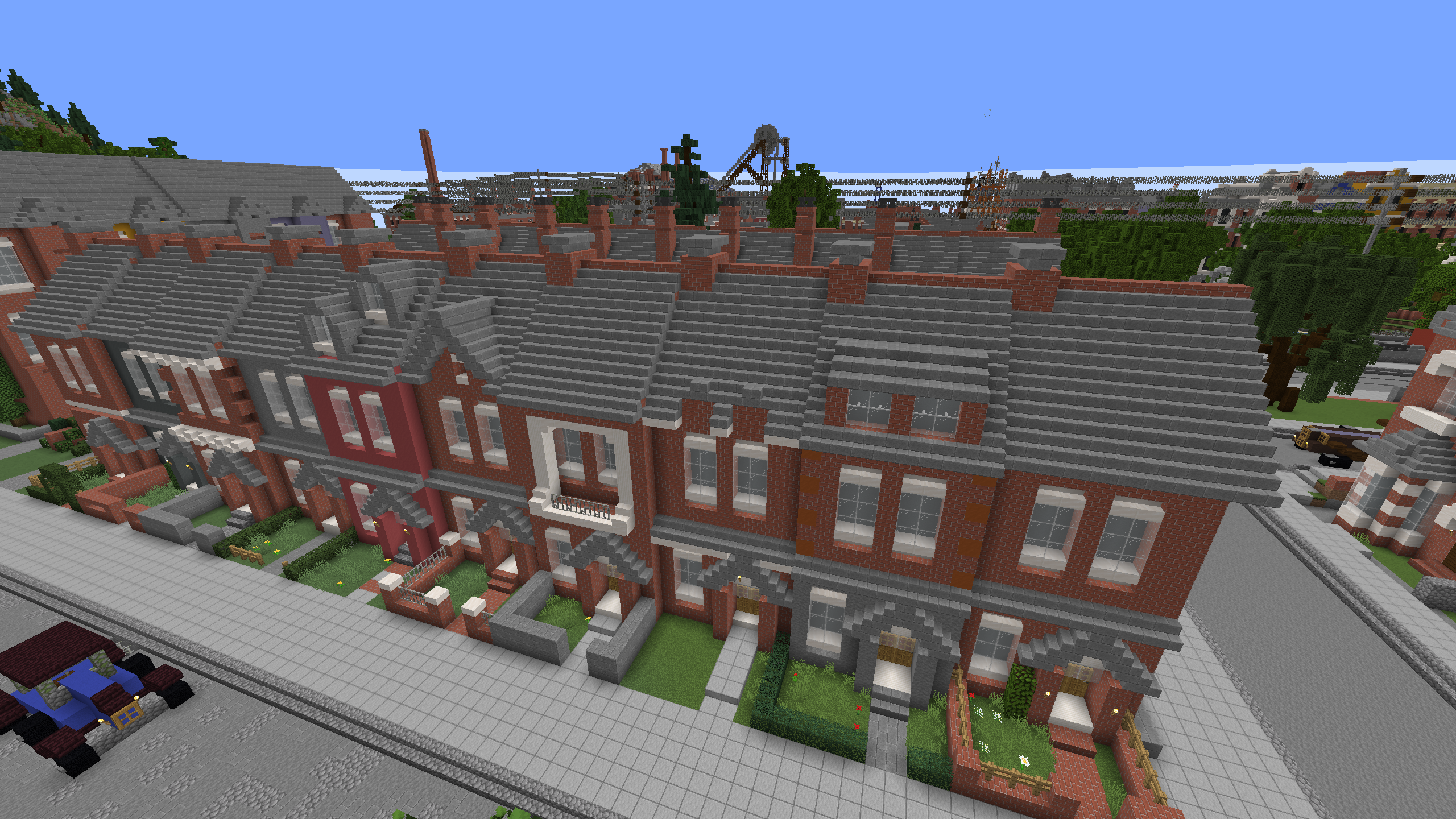 Minecract Terrace Housing Block schematic (litematic)
