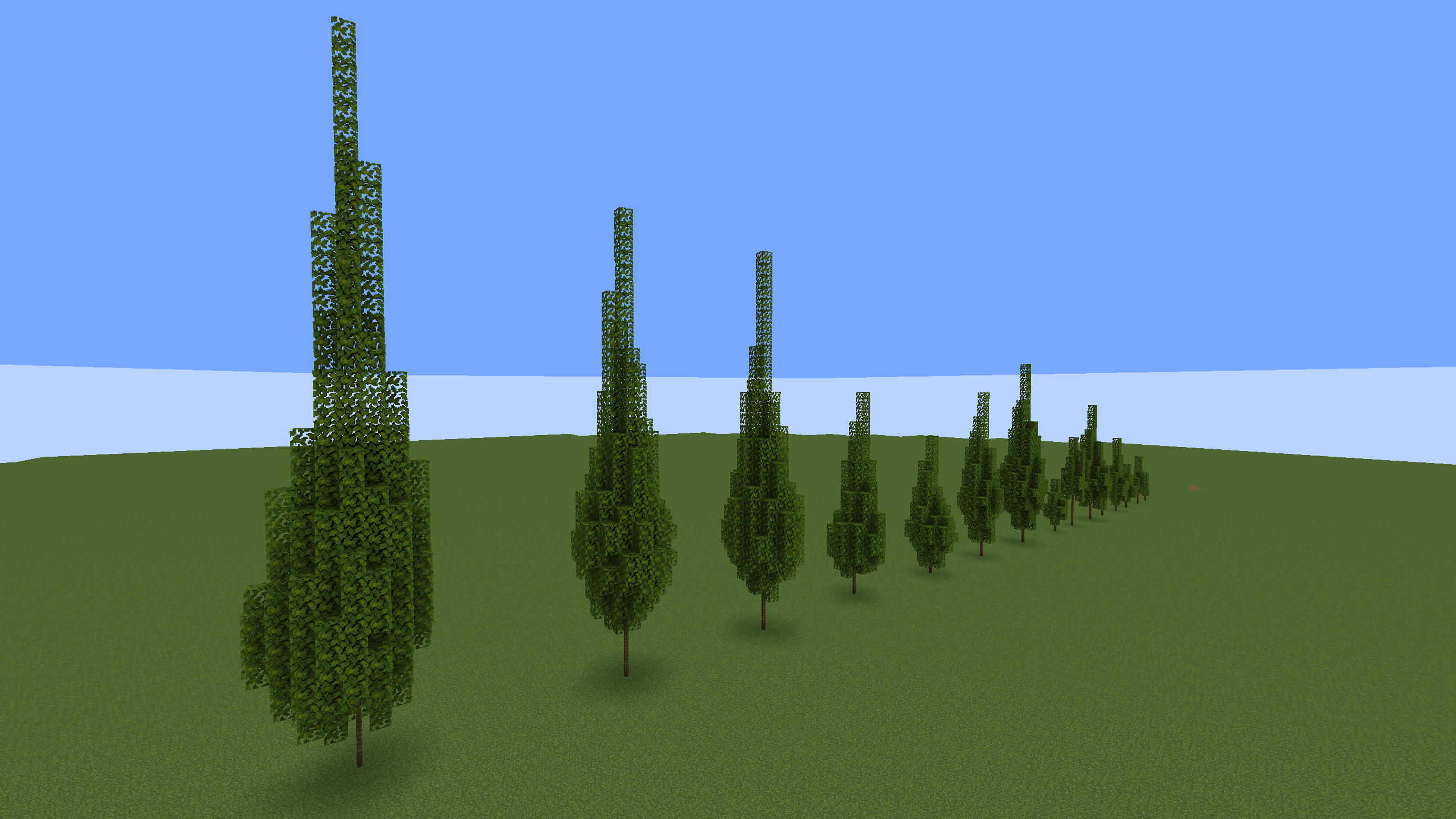 Minecract Simple Cypress Tree Pack schematic (litematic)