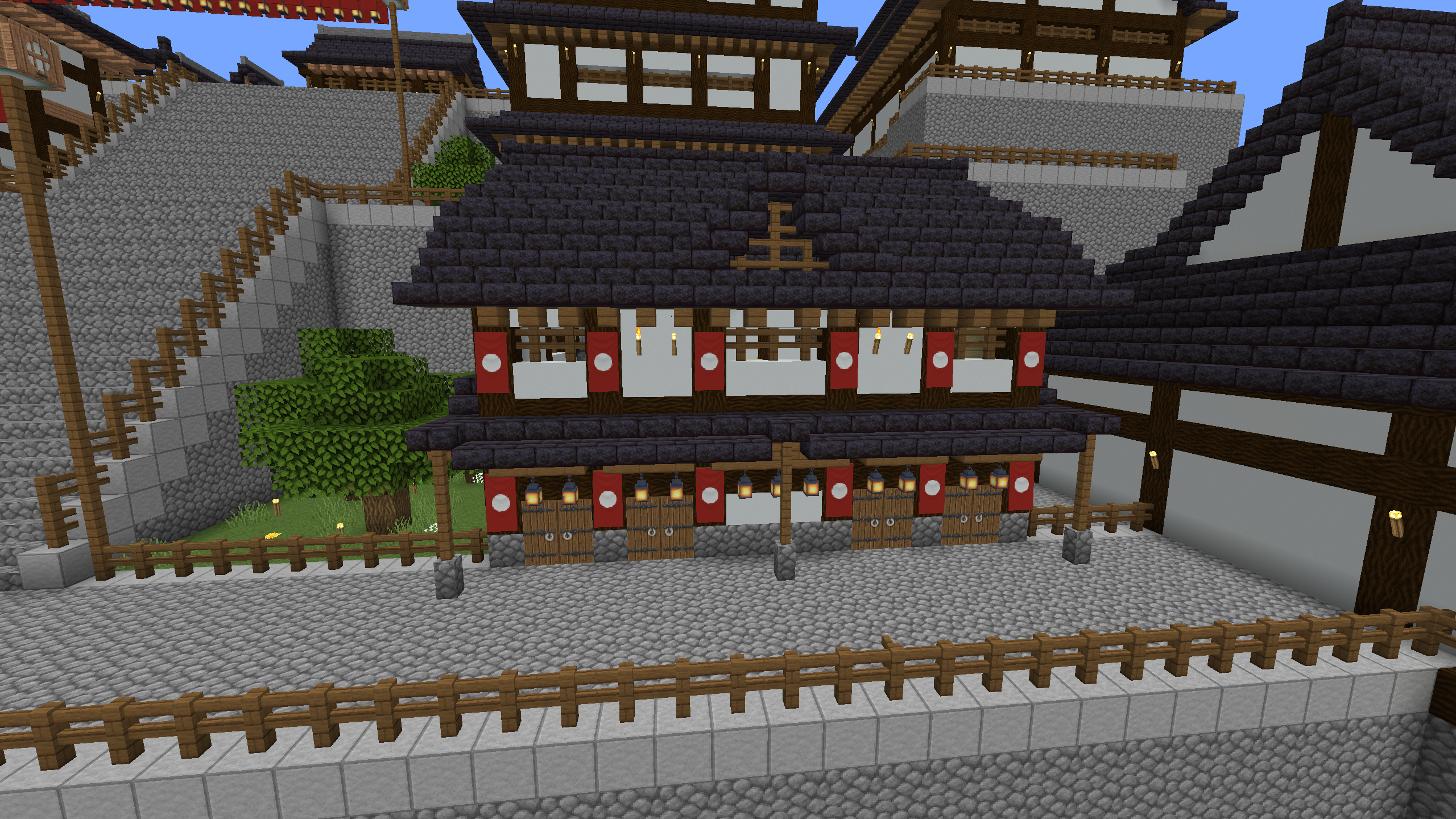 Minecract Japanese Style House 2 Story schematic (litematic)