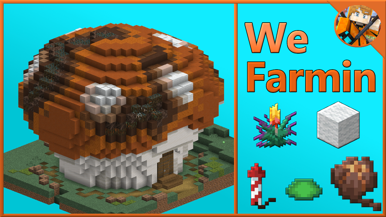 Minecract Rotting Toad House 16 Color Wool Farm schematic (litematic)