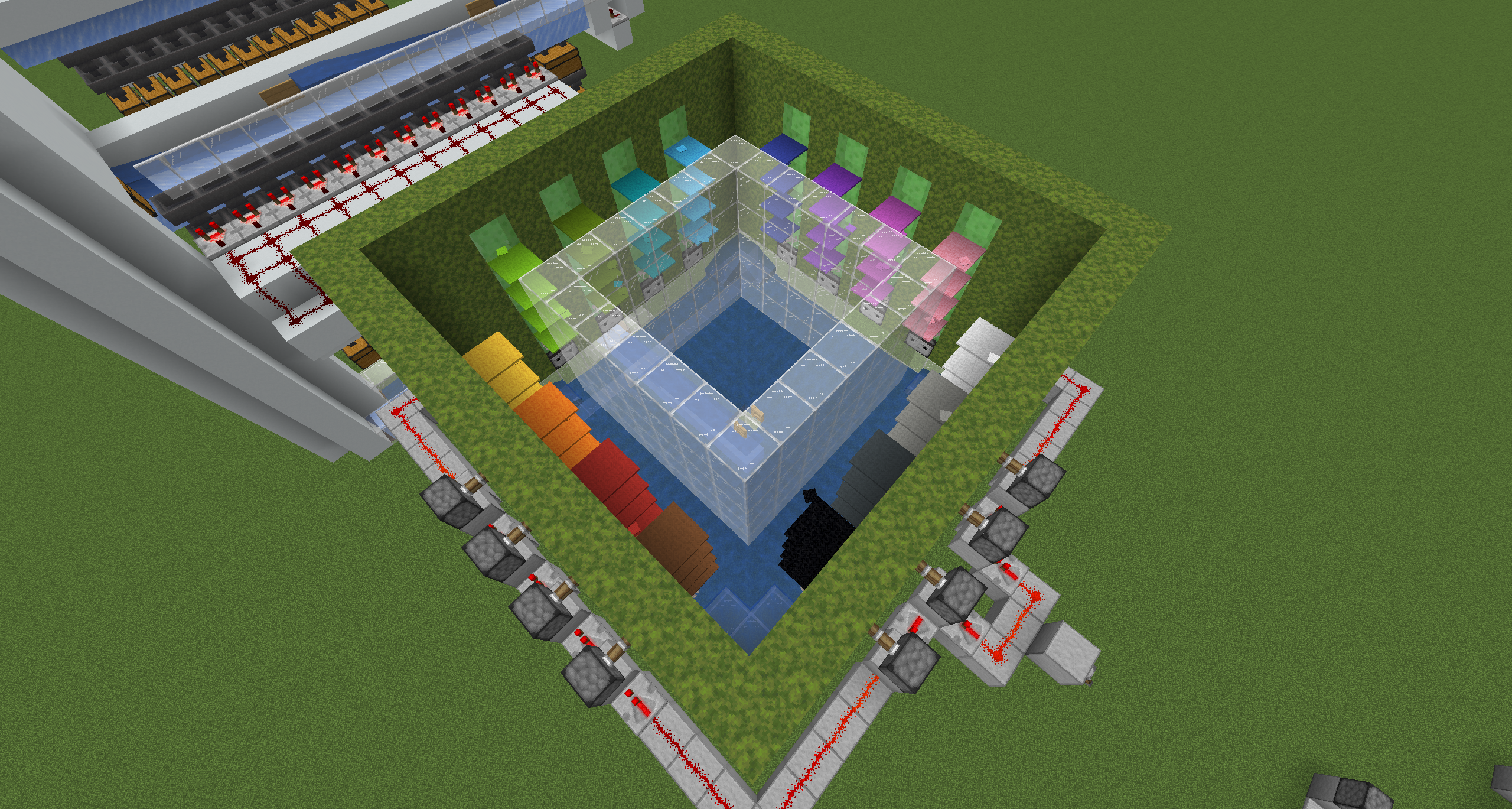 Minecract Carpet Duper All Colors With Storage schematic (litematic)