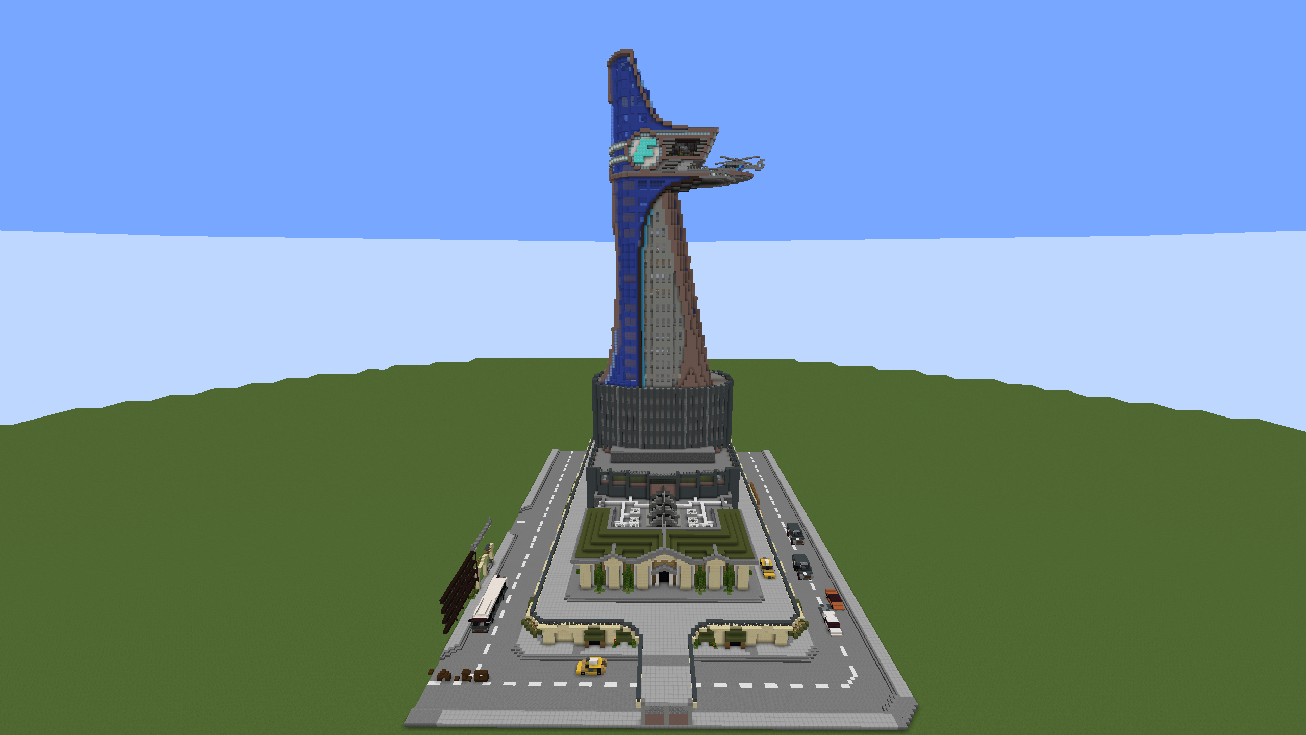 Minecract FoxCo Tower (Avengers Tower) schematic (litematic)