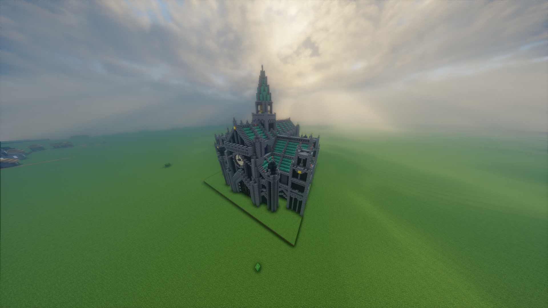 Minecract Cathedral 3+1 schematic (litematic)
