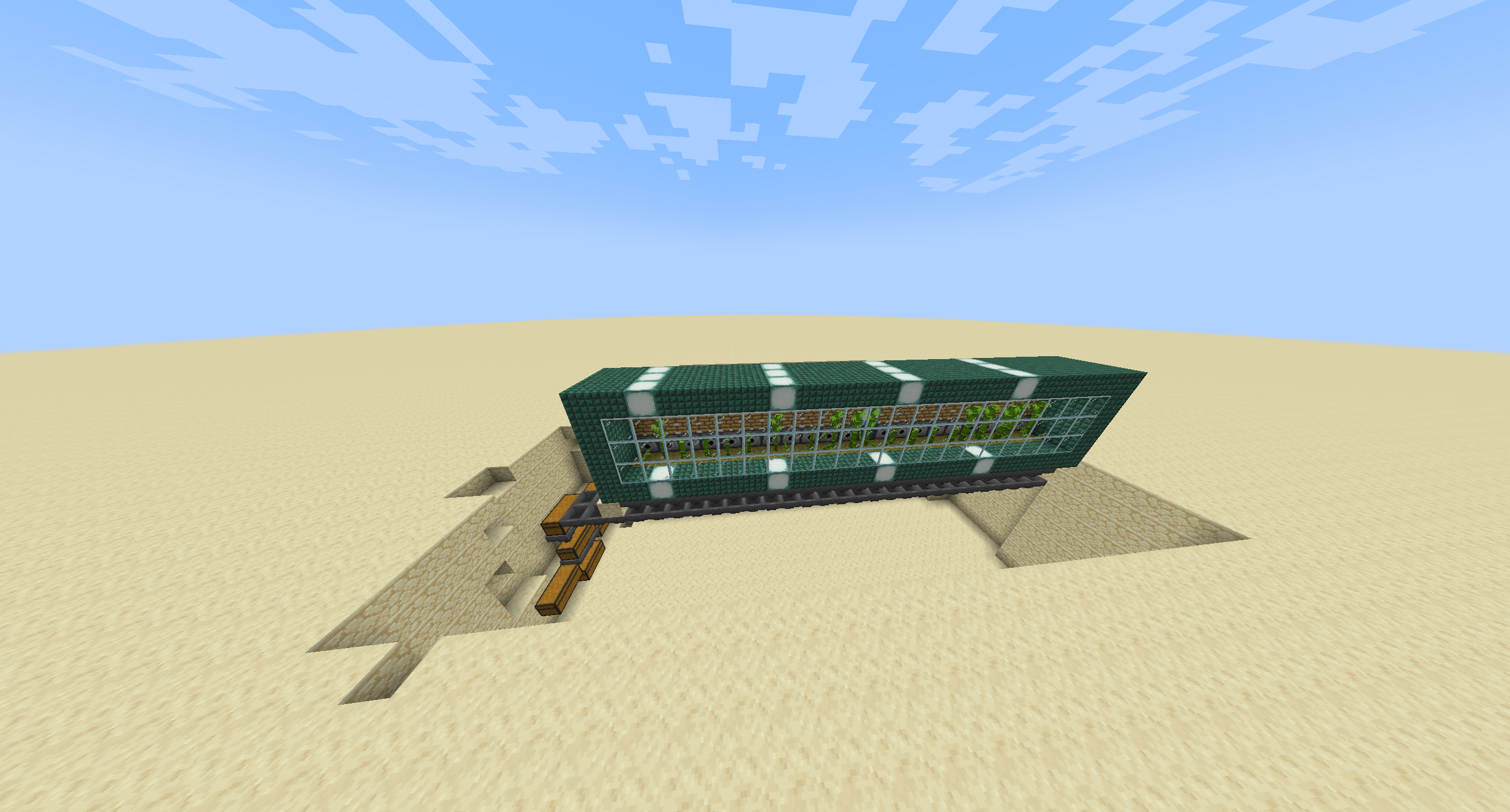 Minecract Bambo farm 1.21 With bonemeal schematic (litematic)
