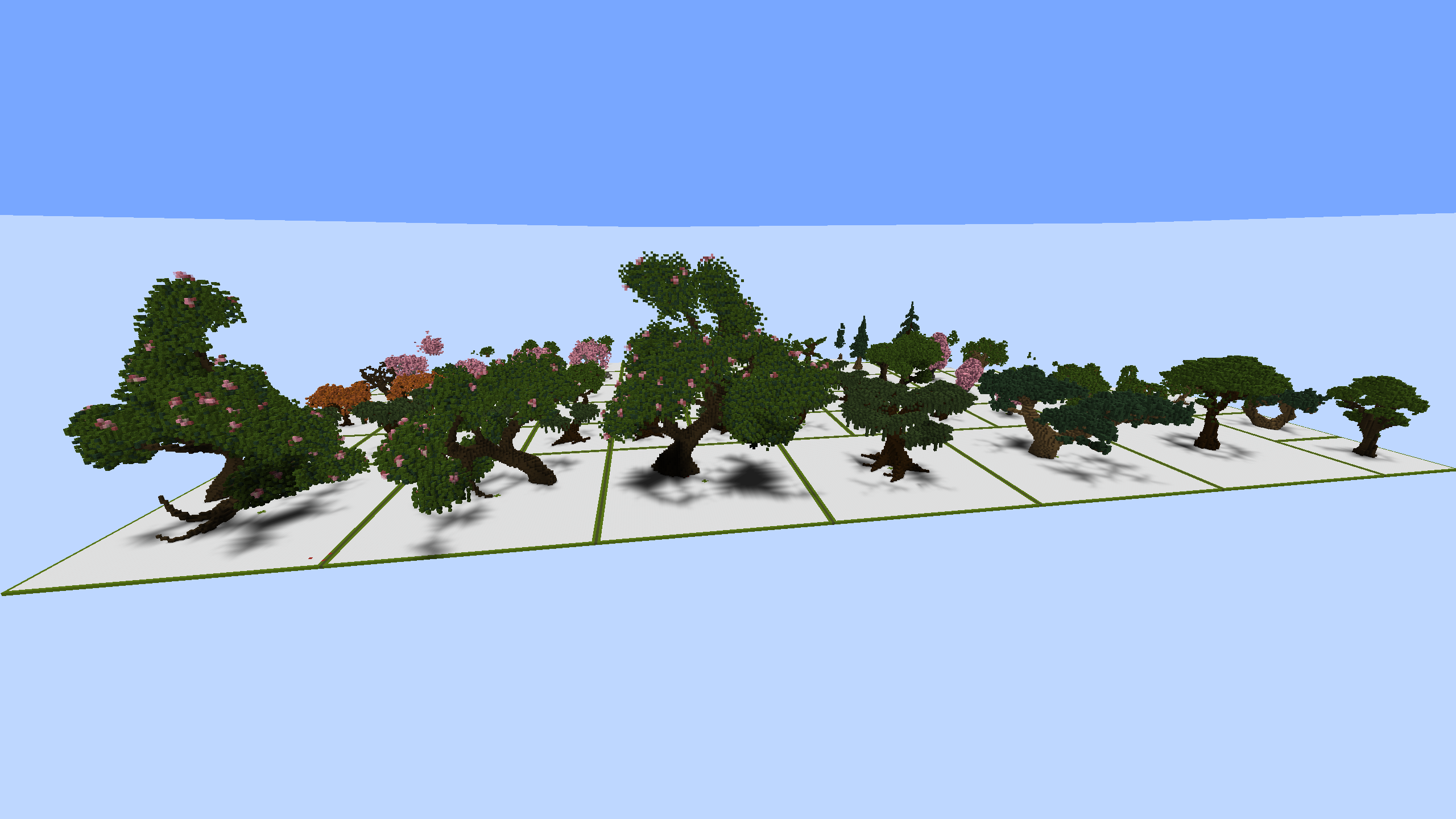 Minecract Mega Tree Pack (6 Large Trees) schematic (litematic)