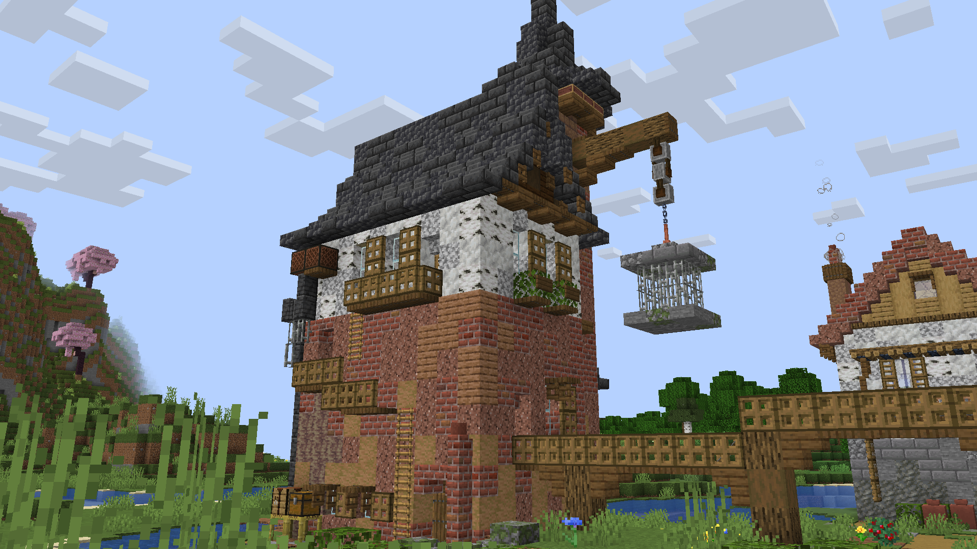 Minecract Zombie villager converter house schematic (litematic)
