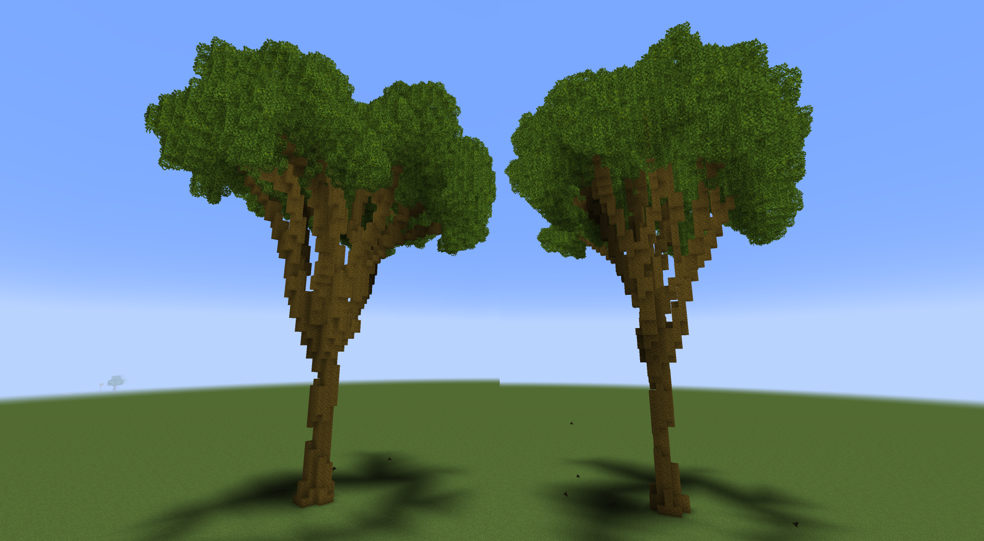 Minecract Tall Custom Tree 2 64 Blocks High schematic (litematic)