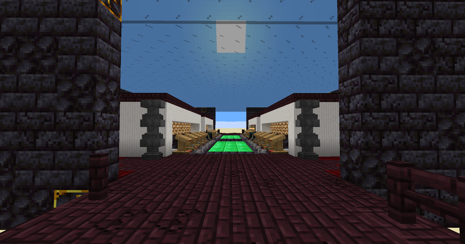 Minecract Cool Librarian Trading Hall schematic (litematic)